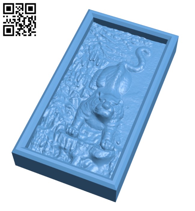 Hanoi Tiger Vietnam Wall Hanger H002165 file stl free download 3D Model for CNC and 3d printer