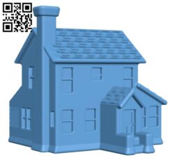 Hawthorne Christmas Village House H001589 file stl free download 3D Model for CNC and 3d printer