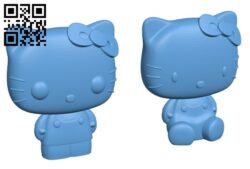 Hello Kitty H001772 file stl free download 3D Model for CNC and 3d printer