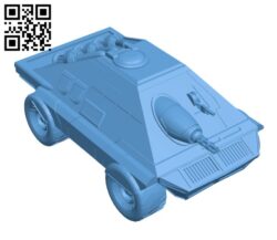 Hetzer Assault Vehicle H002298 file stl free download 3D Model for CNC and 3d printer