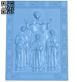 Icon Faith Hope Love and their mother Sophia A006660 download free stl files 3d model for CNC wood carving