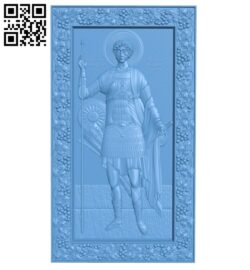 Icon of St. George the Victorious A006664 download free stl files 3d model for CNC wood carving