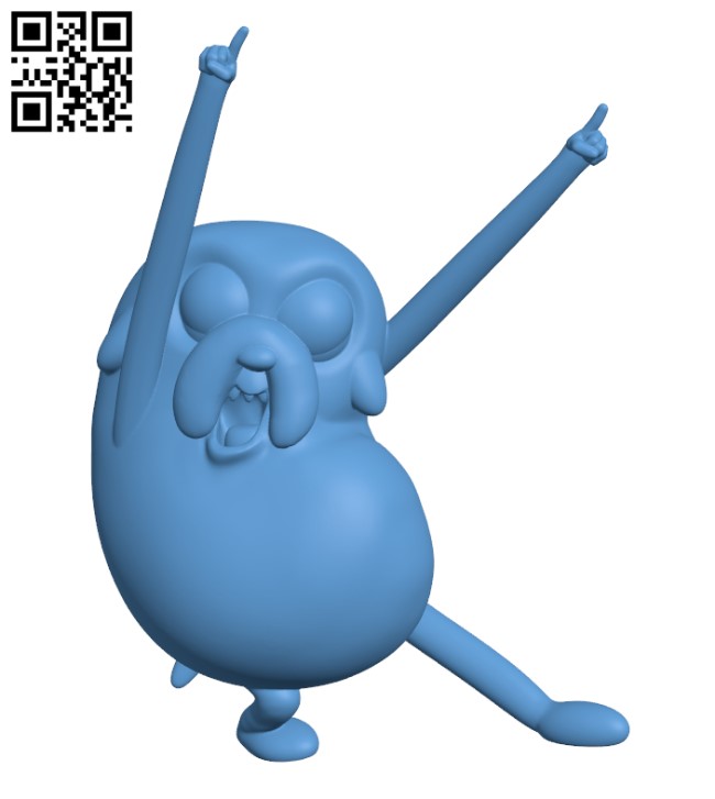 Jake the Dog H002114 file stl free download 3D Model for CNC and 3d printer