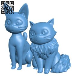Jiji & Lily – Kiki’s delivery service H002057 file stl free download 3D Model for CNC and 3d printer