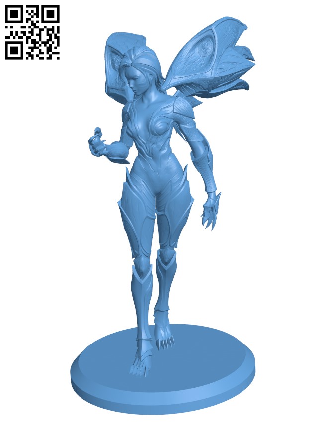 Kai'sa - League of Legends H002117 file stl free download 3D Model for CNC and 3d printer