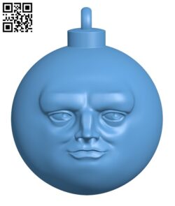 Kirb Christmas Bauble H001463 file stl free download 3D Model for CNC and 3d printer