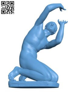 Kneeling Youth – possibly Ilioneus, son of Niobe H001948 file stl free download 3D Model for CNC and 3d printer