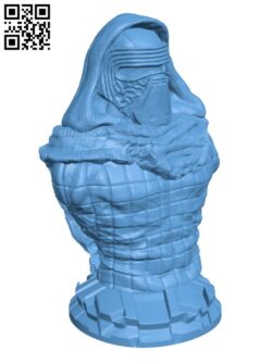 Kylo Ren bust H002173 file stl free download 3D Model for CNC and 3d printer
