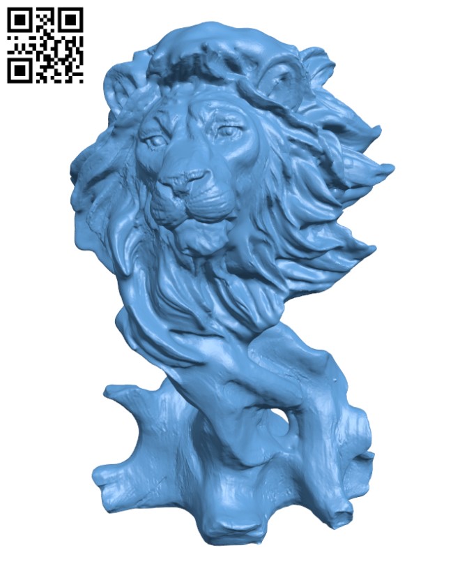 Lion Simba H002303 file stl free download 3D Model for CNC and 3d printer