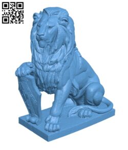 Lion sculpture H002302 file stl free download 3D Model for CNC and 3d printer