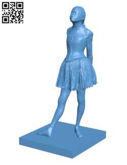 Little Dancer H002120 file stl free download 3D Model for CNC and 3d printer