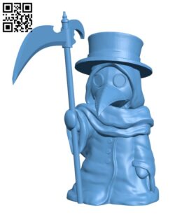 Little Plague Doctor H001949 file stl free download 3D Model for CNC and 3d printer