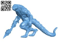 Lizardfolk H001775 file stl free download 3D Model for CNC and 3d printer