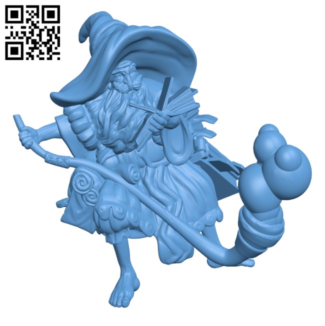 Mage - Bogatyr Printables H002179 file stl free download 3D Model for CNC and 3d printer