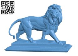 Maiwand Lion in Forbury Garden, Reading, UK H002181 file stl free download 3D Model for CNC and 3d printer