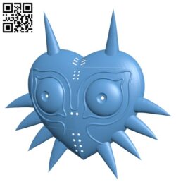 Majora’s Mask H001996 file stl free download 3D Model for CNC and 3d printer