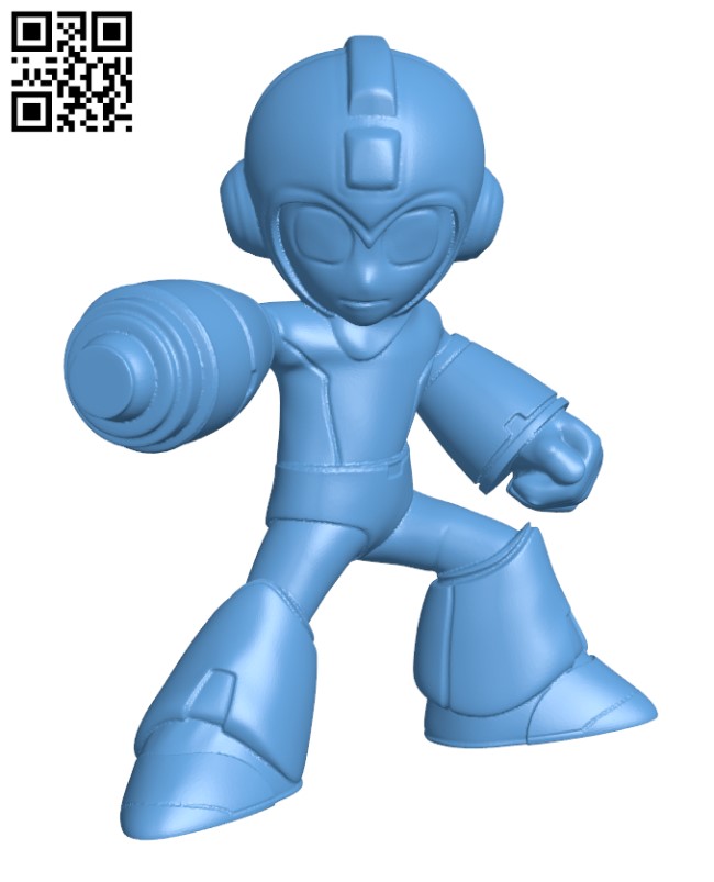 Megaman H001952 file stl free download 3D Model for CNC and 3d printer