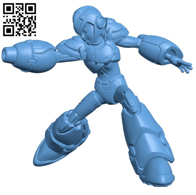 Megaman H001997 file stl free download 3D Model for CNC and 3d printer