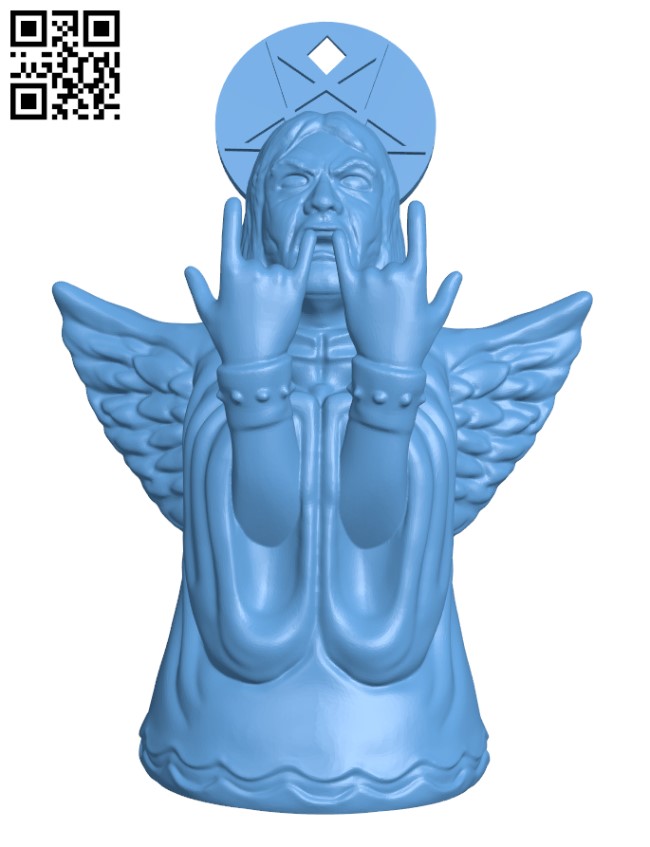 Metal Angel H001828 file stl free download 3D Model for CNC and 3d printer