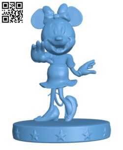 Minnie Mouse H001665 file stl free download 3D Model for CNC and 3d printer
