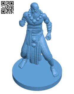 Monk H002128 file stl free download 3D Model for CNC and 3d printer