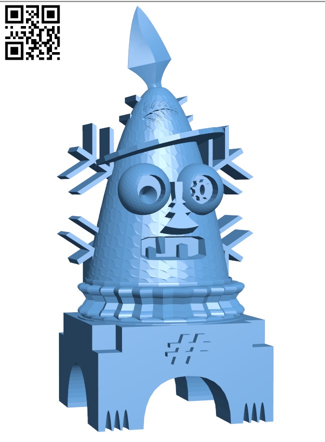 Monument for terrible snowman H001599 file stl free download 3D Model for CNC and 3d printer