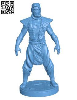 Mortal Kombat Classic Ninja H001534 file stl free download 3D Model for CNC and 3d printer