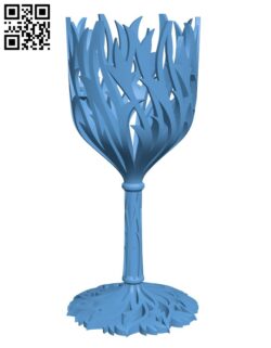 Nutella Wine Glass H002064 file stl free download 3D Model for CNC and 3d printer