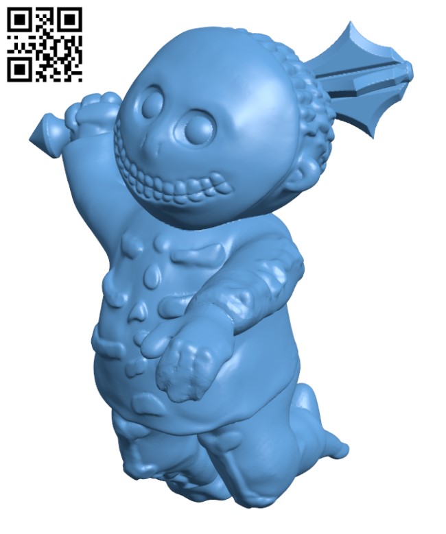 Oogie Boogie's Henchman Barrel H001833 file stl free download 3D Model for CNC and 3d printer