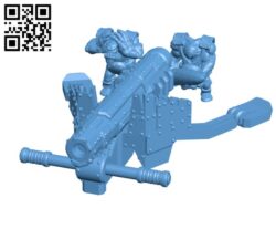 Ork Anti Tank Gun Cannon H002245 file stl free download 3D Model for CNC and 3d printer