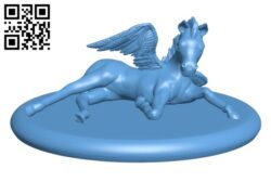 Pegasus H002246 file stl free download 3D Model for CNC and 3d printer