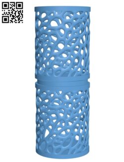 Pencil Case – Voronoi H002135 file stl free download 3D Model for CNC and 3d printer
