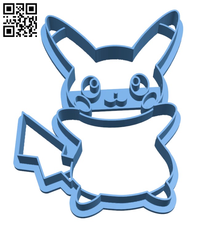 Free STL file PIKACHU MEME COOKIE CUTTER / FACE 🍪・3D print model