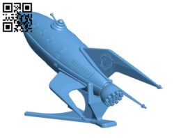 Planet Express Ship H002308 file stl free download 3D Model for CNC and 3d printer