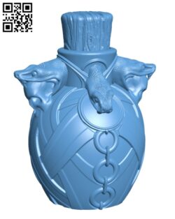 Poison – Potion H002066 file stl free download 3D Model for CNC and 3d printer