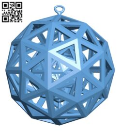 Polyball Christmas decoration H001476 file stl free download 3D Model for CNC and 3d printer