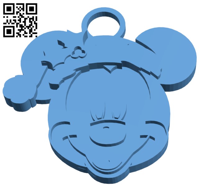 Project Christmas Mickey H001603 file stl free download 3D Model for CNC and 3d printer
