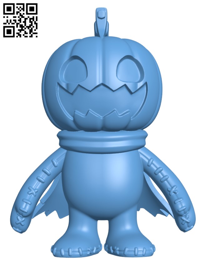 Pumpkinmon H002004 file stl free download 3D Model for CNC and 3d printer