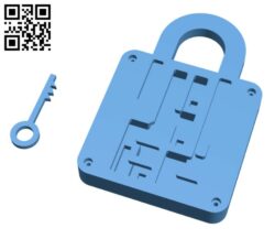 Puzzle Lock – Sliding Puzzle H002138 file stl free download 3D Model for CNC and 3d printer