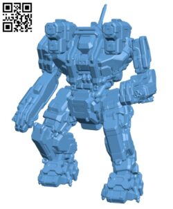 RGH-R Roughneck for Battletech – Robot H001959 file stl free download 3D Model for CNC and 3d printer