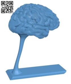 Radiant Brain from MRI H001885 file stl free download 3D Model for CNC and 3d printer