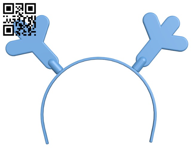 Reindeer Antlers H001708 file stl free download 3D Model for CNC and 3d printer