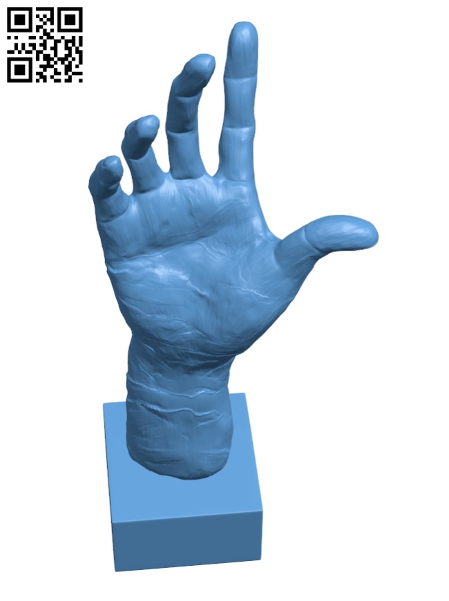 Right Hand of Pierre and Jacques de Wissant at The Musée Rodin, Paris H001792 file stl free download 3D Model for CNC and 3d printer