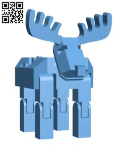 Robot Reindeer – Tinkercad Christmas H001547 file stl free download 3D Model for CNC and 3d printer