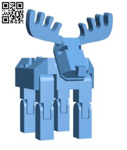 Robot Reindeer – Tinkercad Christmas H001547 file stl free download 3D Model for CNC and 3d printer