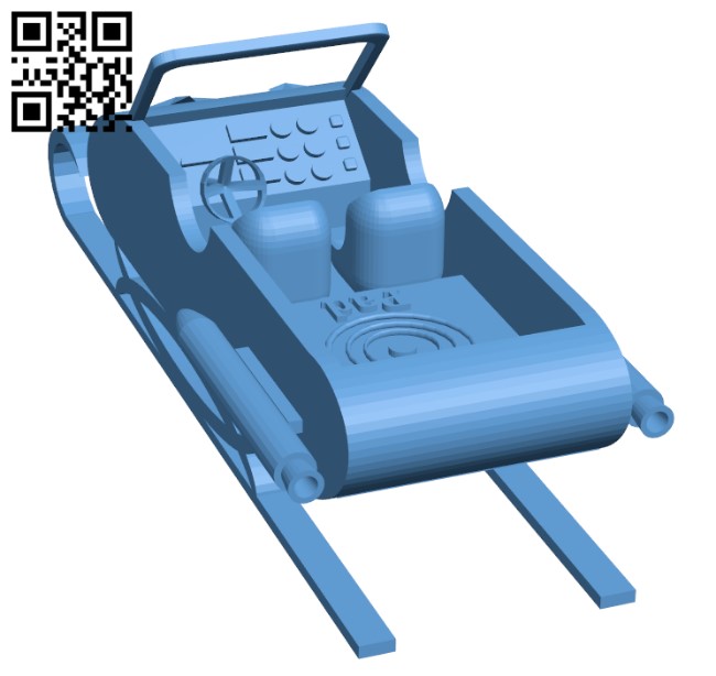 Rocket Santa H001604 file stl free download 3D Model for CNC and 3d printer