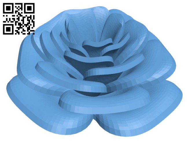 Rose H001794 file stl free download 3D Model for CNC and 3d printer