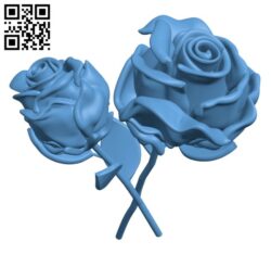 Roses H001795 file stl free download 3D Model for CNC and 3d printer