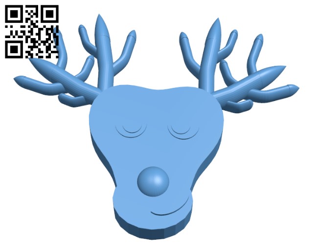 Rudolph - Christmas H001416 file stl free download 3D Model for CNC and 3d printer