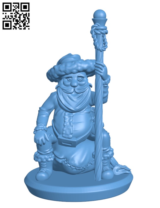 Santa Wizard H001420 file stl free download 3D Model for CNC and 3d printer